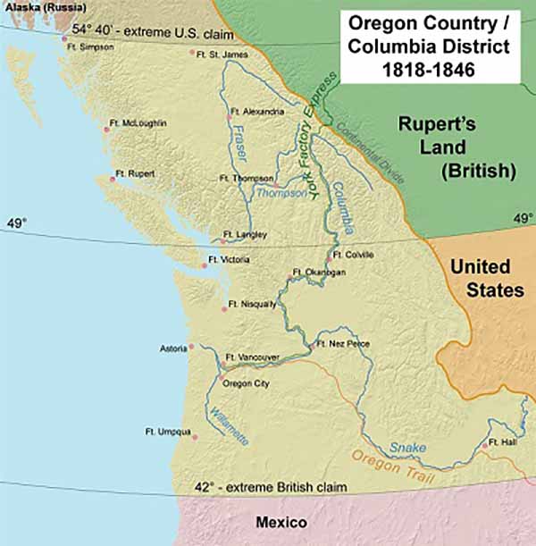 Орегонские земли