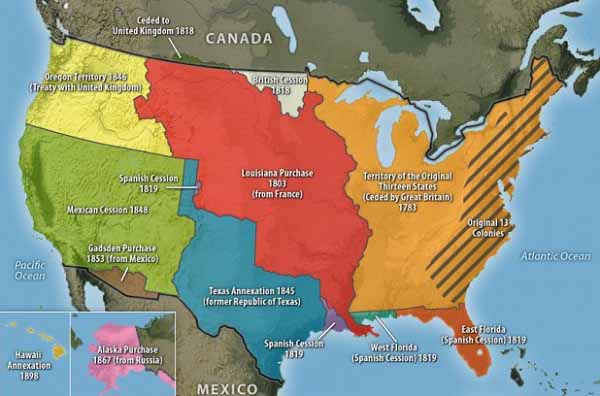 Расширение территории США