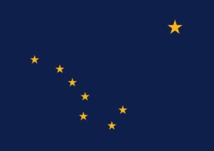Аляска.Флаг штата
