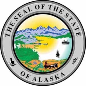 Печать штата Аляска