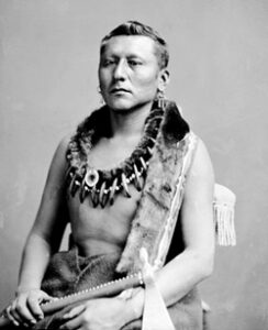 Индеец племени осейдж, 1876 год